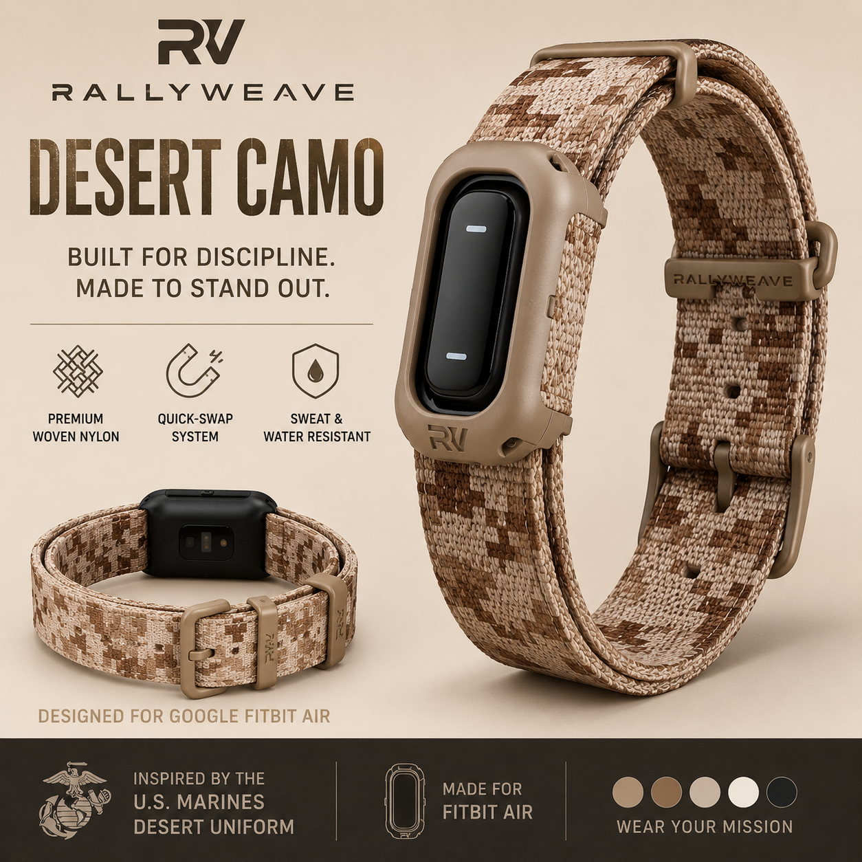 Rally Weave Desert Marine